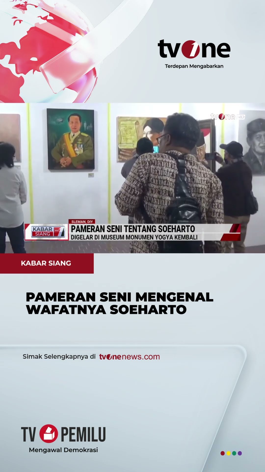 Pameran Seni Tentang Soeharto Kembali Digelar di Museum Monumen Yogya | tvOne