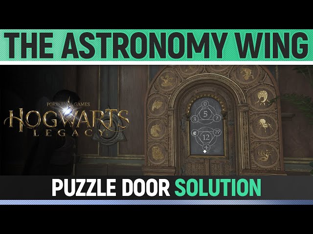 Hogwarts Legacy Charms Classroom PUZZLE DOOR Solution (The Astronomy Wing)  