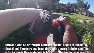 10 Easy steps How to Fix a DIng on your surfboard!