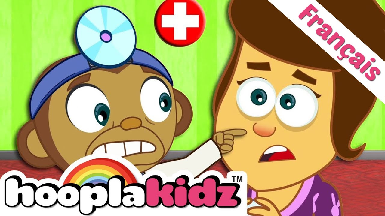 ⁣Chanson du docteur | Comptines pour bébé et dessins animés | HooplaKidz Franҫais