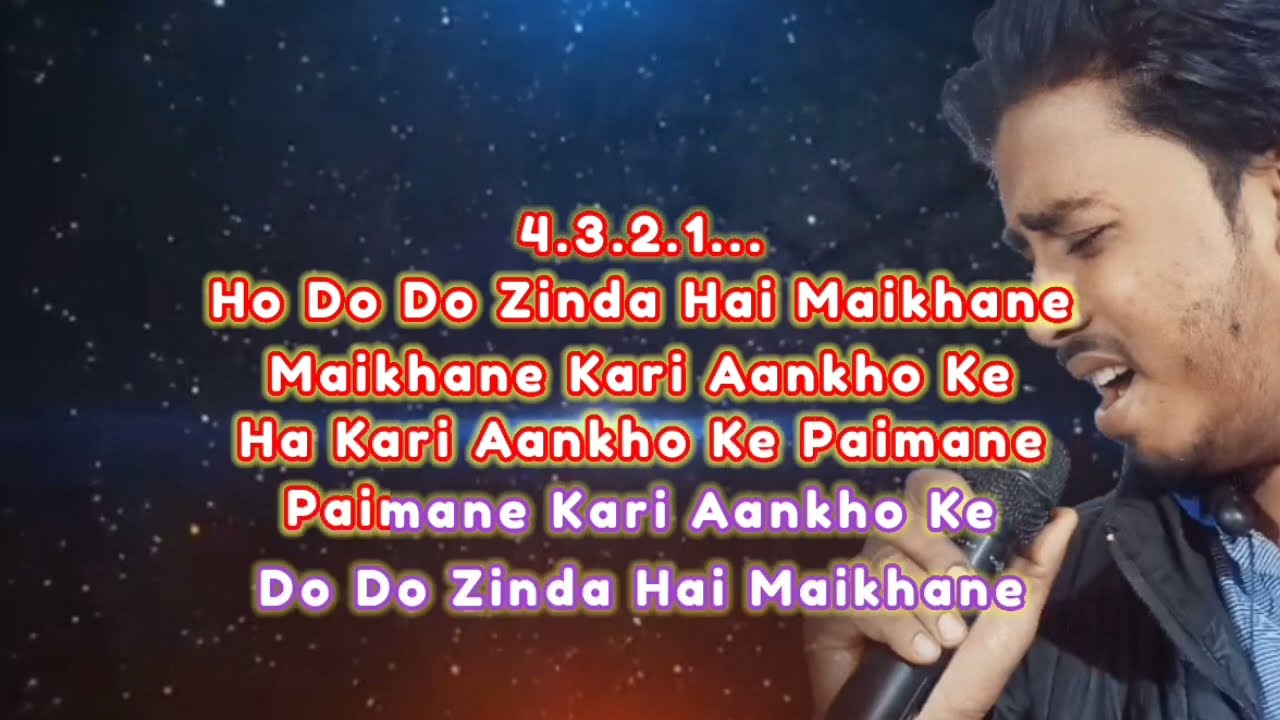 Humka peeni hai Karaoke with lyrics original track
