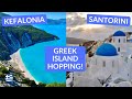 GREEK ISLAND HOPPING! Kefalonia to Santorini | Leaving the Ionian and heading to the Aegean Sea!