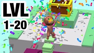 Stacky Dash - LVL 1-20 - Gameplay Walkthrough