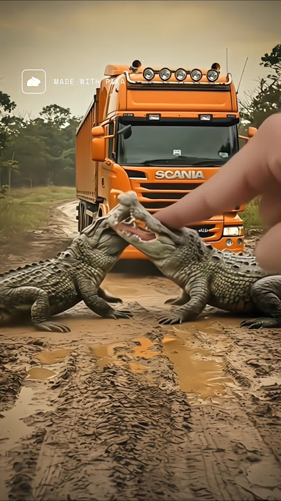wow 😳😱😯 truck scania, lorry videos, crocodile, truk oleng, mobil oleng, truk joget, dancing truck