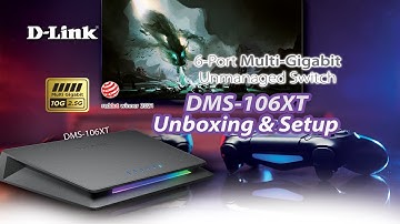 D-Link DMS-106XT 6-Port Multi-Gigabit Unmanaged Switch UNBOXING and SETUP