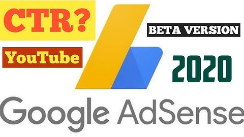 How to check CTR in AdSense Beta version 2020 | YouTube Channel AdSense CTR | Click-through rate