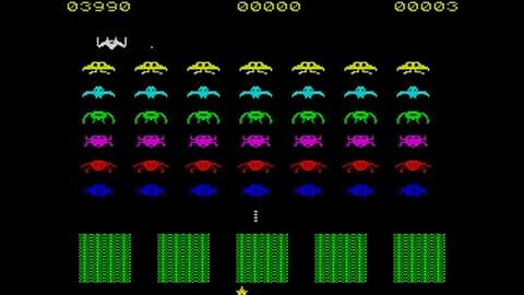 Base Invaders ZX Spectrum © 1983 Work Force