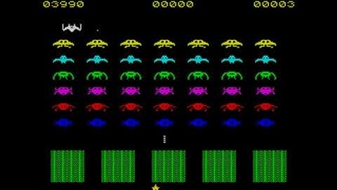 Base Invaders ZX Spectrum © 1983 Work Force