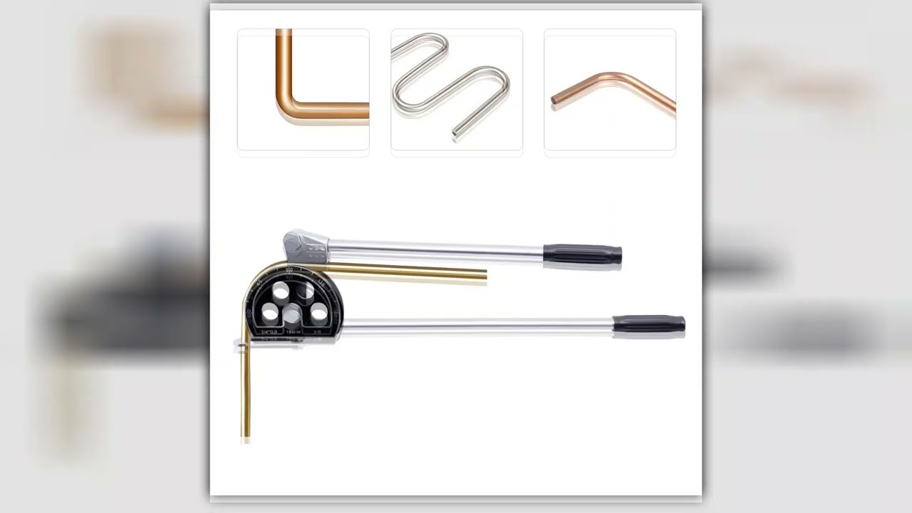 19mm34inch Manual Copper Pipe Bender HVAC Refrigeration Ratcheting Tube Bender Comfort Edition