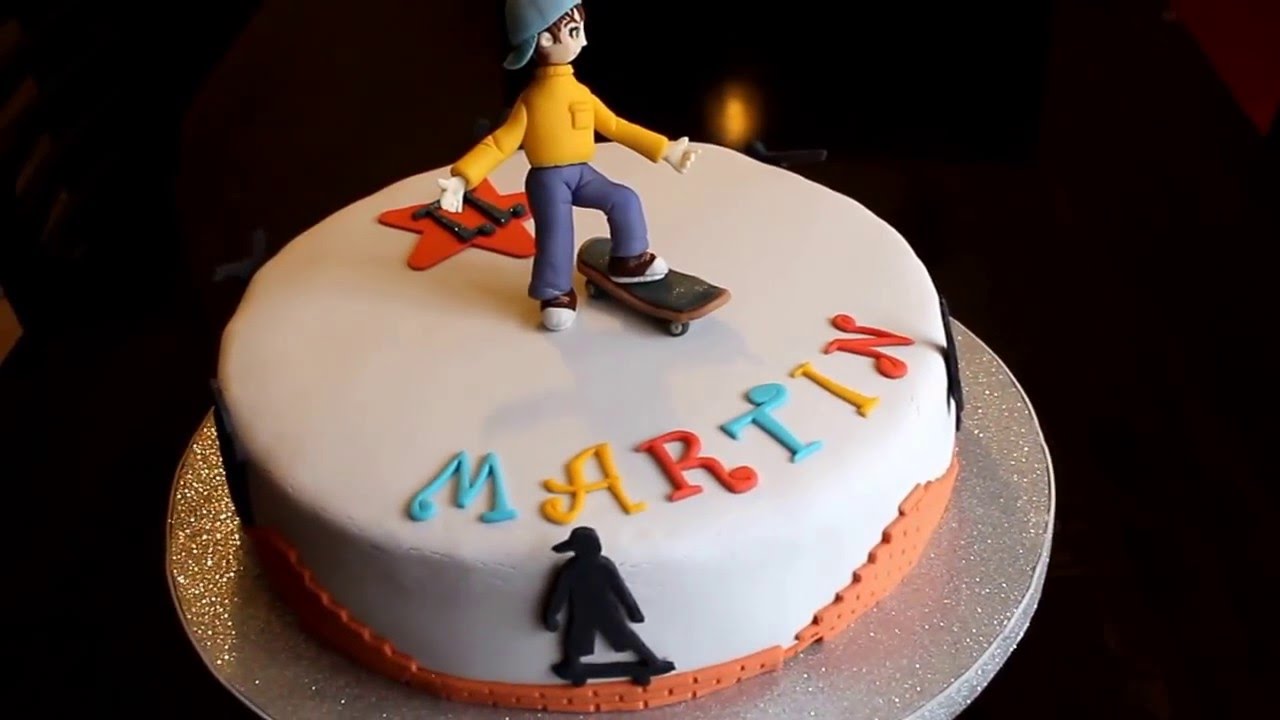 torta de skate YouTube