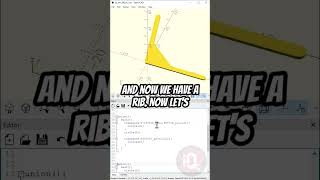 openScad: use hulls to get a rib like effect #3dprinting #openscad #openscadtutorial