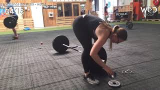 Florence Boulvain Belgian Throwdown 2019 WOD 3