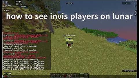 how to see invisible players on lunar client minecraft using particle changer mod