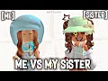 Me vs my sister fufuplays 