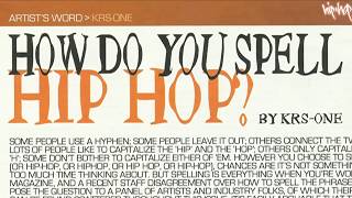 KRS-One: The Temple of Hip Hop Introduction