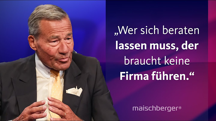 Wolfgang und Bonita Grupp über den Generationenwechsel bei Trigema und Kanzler Merz | maischberger