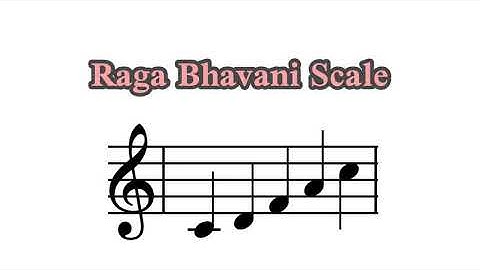 Raga Bhavani Scale, Pitch Class Set (0,2,5,9) - Tetratonic Scale - Musical Example
