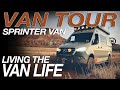 Van Tour - 4x4 Mercedes Sprinter Van - Living The Van Life