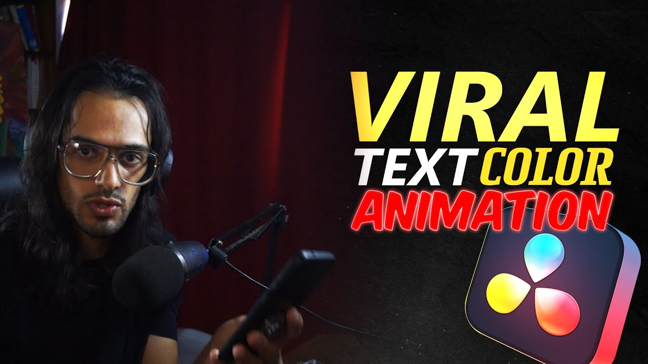 EASY Viral Text Effect in DaVinci Resolve + PRESET