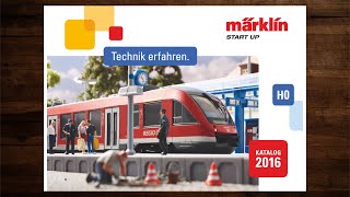 Märklin Start up 2016 – Modellbahn, Katalog