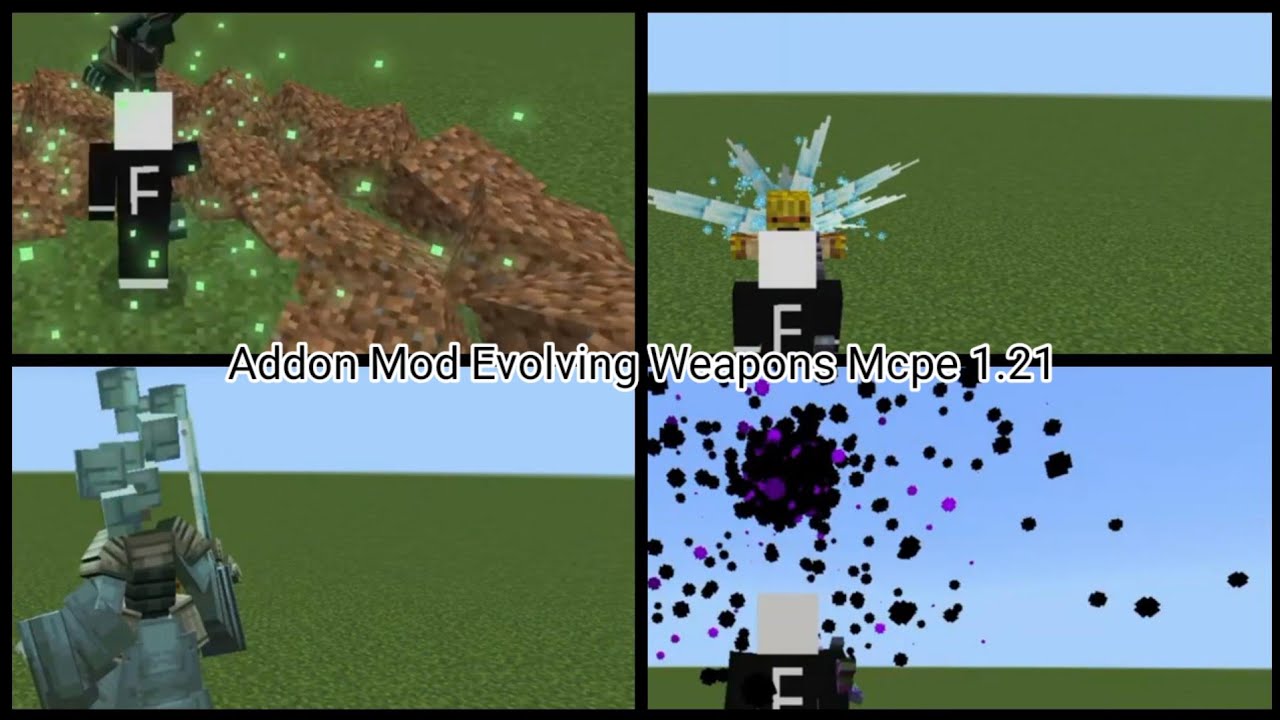 Minecraft Addon Mod Evolving Weapons Mcpe 1.21 - YouTube
