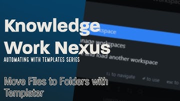 Automating Workflows with Templater in Obsidian