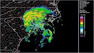 2024 Debby - Wilmington, NC WSR-88D Radar Animation (HD 1280x720)