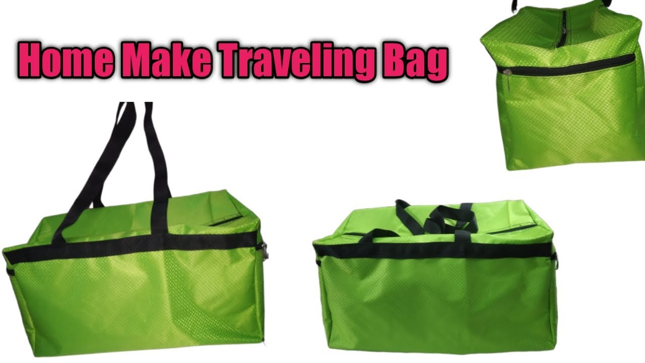 travel bag cutting and stitching bag making at home super travel bag