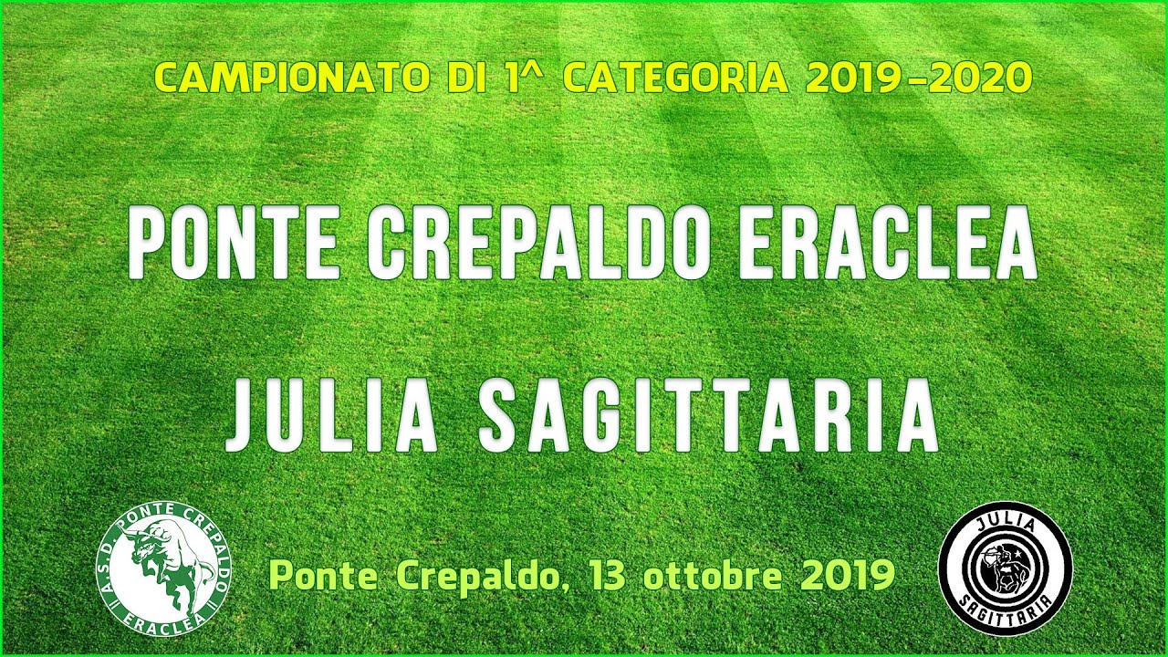 Prima Categoria. Ponte Crepaldo Eraclea - Julia Sagittaria