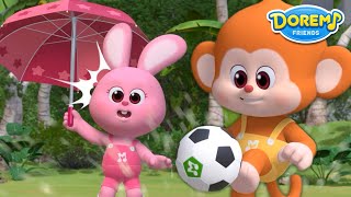 Rain Rain Go Away +│Play Ground Songs for Kids│10 min│Doremi Friends - Nursery Rhymes & Kids Songs