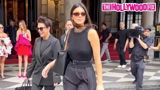 Kendall & Kris Jenner Spend Family Time Shopping & Filming Their New HULU Series Together In N.Y.