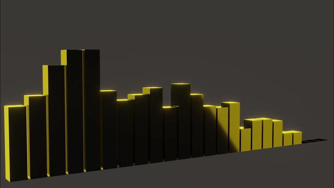 blender python audio spectrum analyzer test - YouTube