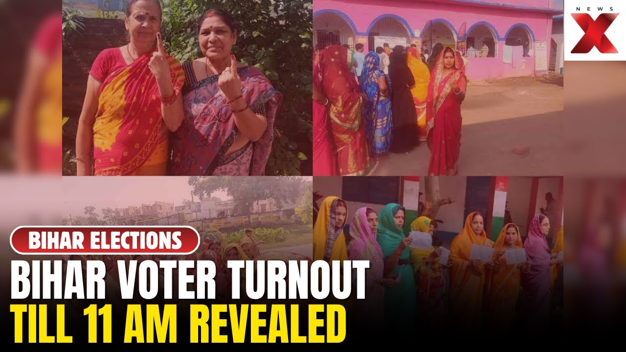 Bihar Elections 2025: Voter Turnout Till 11 AM Revealed Across Key Constituencies | NewsX