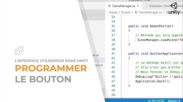 Les bases de l’interface utilisateur dans Unity – La programmation du bouton