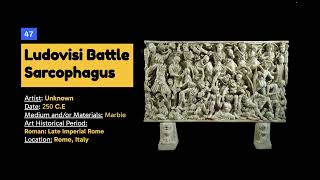 AP Art History: #47 Ludovisi Battle Sarcophagus