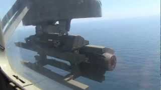 Hellfire Missile Fired From Seahawk Helicopter