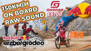 ERZBERG RODEO IRON ROAD PROLOGUE 2024 - GASGAS ES700 ON BOARD RAW SOUND - INSANE SPEED OF 150KM/H