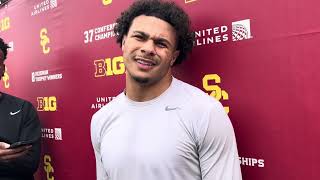 USC Safety Kennedy Urlacher | Spring Practice 2