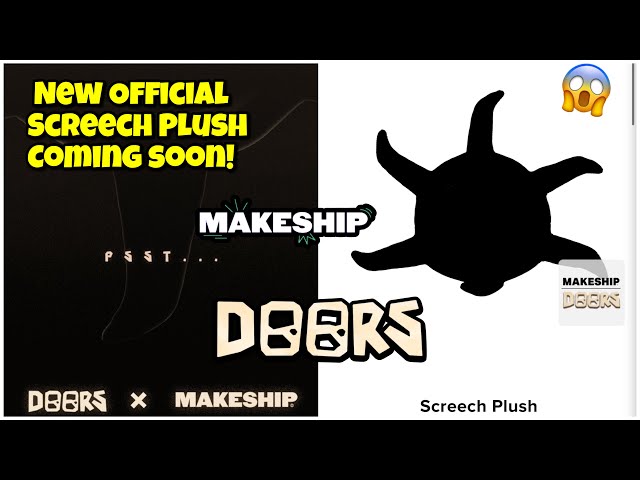 New Official DOORS Seek Makeship PLUSH IMAGE!!! 