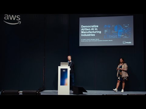 Hannover Messe 2024: Democratizing AI-enhanced industrial applications with Mendix & Amazon Bedrock Episode cover