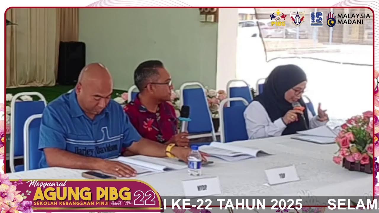 MESYUARAT AGUNG PIBG SK PINJI KALI KE 22 TAHUN 2025