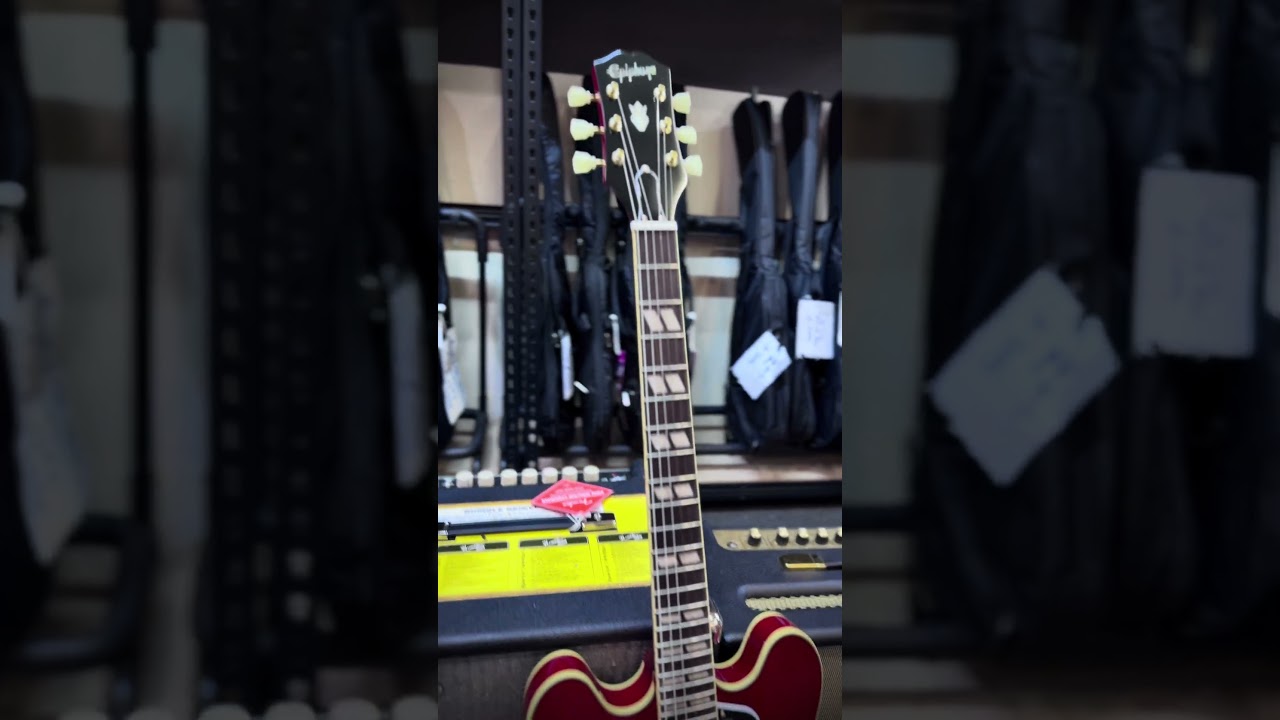EPIPHONE ES-345, VARITONE, STOP TAIL IN CHERRY WITH GIGBAG