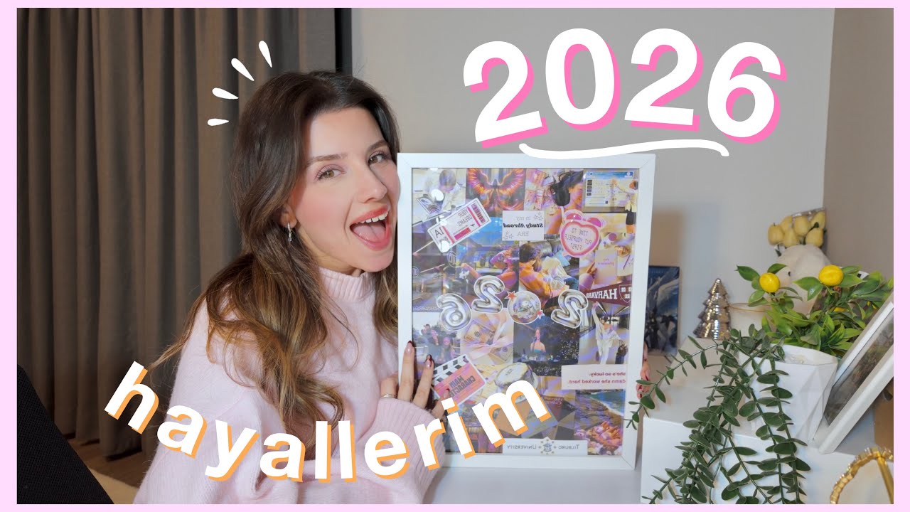 BENİMLE VISION BOARD YAPIN | 2026✨💖🎀
