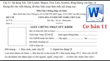 Học Word cơ bản Bài 11, How to use tab in word , học word cho người mới bắt đầu