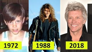 Jon Bon Jovi Transformation - The Evolution of Jon Bon Jovi 1972 - 2018