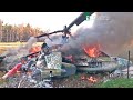 ❗️Кадри 18+❗️Кадри з місця падіння збитого російського вертольота Мі-8