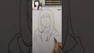 How To Draw Hinata Hyuga