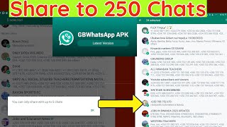 HOW TO MESSAGE UP TO 250 CHATS AT ONCE ON GB WHATSAPP | DAWNLOAD GB WHATSAPP | HOW TO USE WHATSAPP screenshot 3