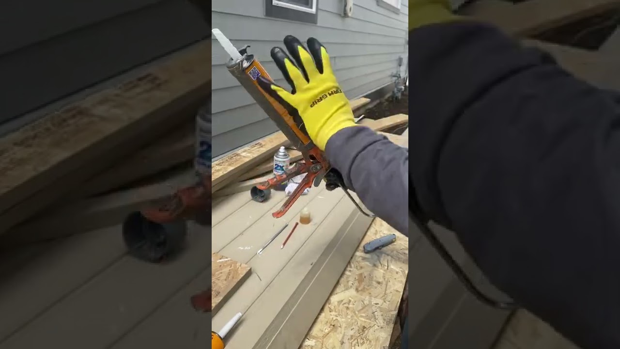 The best caulking trick in the world 🌎 YouTube