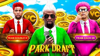 I HOSTED A 1 MILLION VC YOUTUBER PARK DRAFT IN A CUSTOM PARK ON NBA 2K24... NEW PARK EVENT NBA2K24